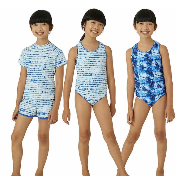 Mix and match eddie bauer youth swim set 4 piece - Picture 2 of 2